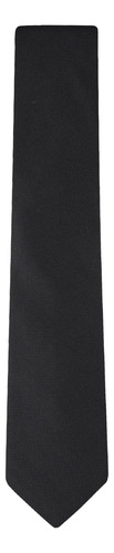 Corbata Calvin Klein Negra De Poliéster Y Seda Para Hombre