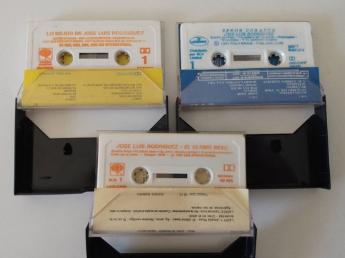 Jose Luis Rodriguez Lote De 3 Cassettes Excelente Estado (Usado)