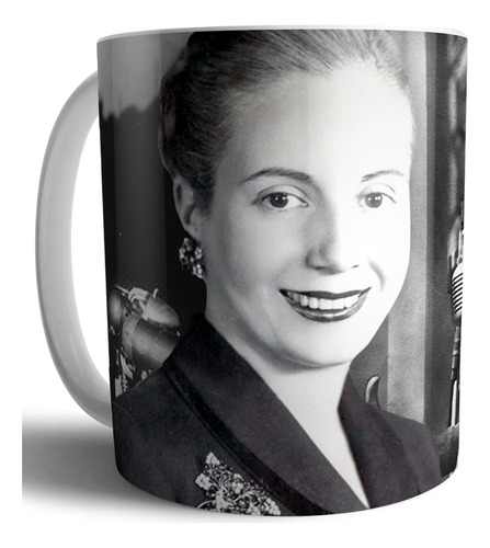 Taza Cerámica Calidad Premium Diseño Eva Peron Evita