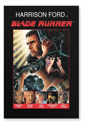 Poster Blade Runner - 48x33 Cms+5 Postcards De 10x15 Cms