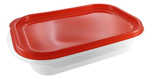 Contenedor Hermetico De Plastico Tapa Rectangular 32oz