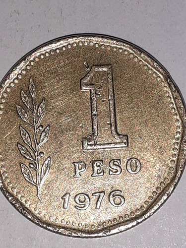 Moneda De 1 Peso Del Año 1976