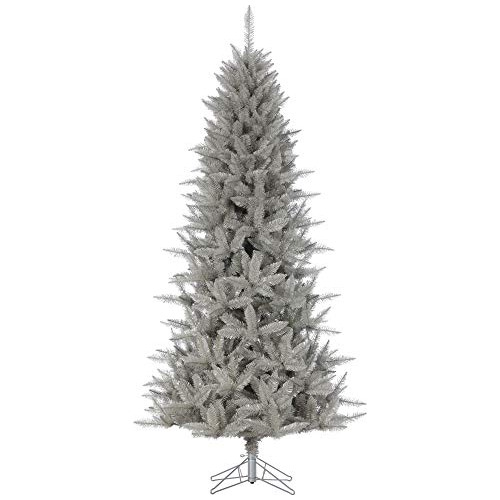 Árbol De Navidad Artificial De Pino Platino De 3.5 Pie...