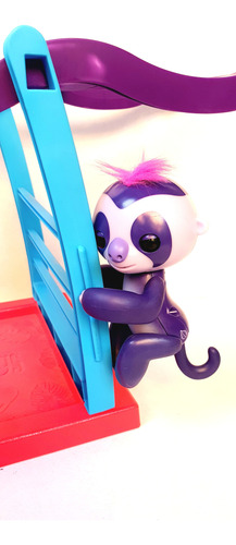 Fingerlings Interactivo Changuito /oso Perezoso/unicornio Morado/fiusha/azul (Usado)
