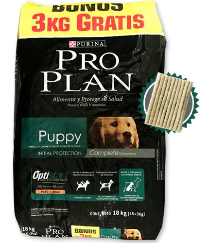 Purina Pro Plan Puppy Complete 18 Kgs + Regalos + Envío *