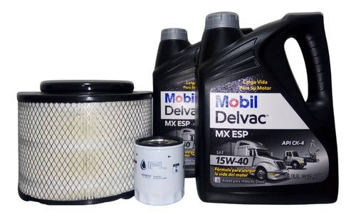 Kit Cambio Aceite 15w40 Mobil Toyota Hylux Fortune +2 Filtro