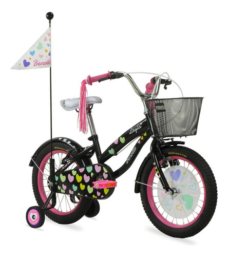 Bicicleta Benotto Layla R16 1v Frenos V Acero Negro Negro