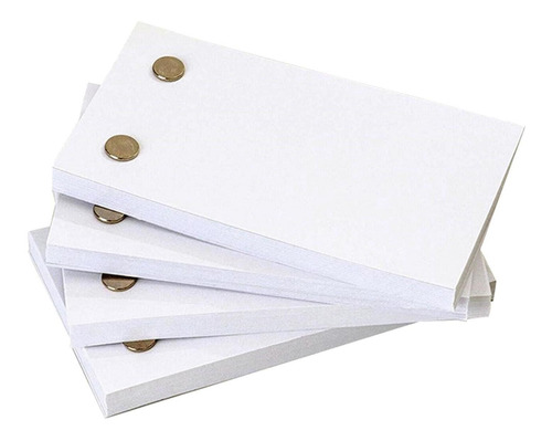 60/100 Flip Book Paper En Blanco Con Agujeros Flipbook Para