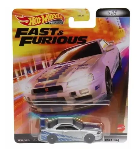 Hot Wheels Velozes & Furiosos - Nissan Skyline Gt-r Brian - Azul