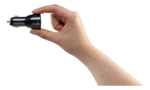 Carregador Veicular Universal Ecv 2 Fast Usb 2 Intelbras Preto