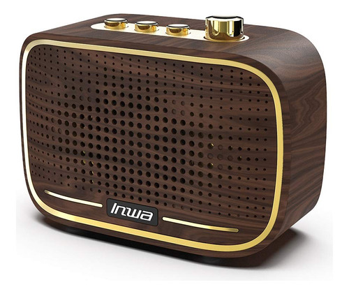 Inwa Altavoz Bluetooth Retro Estilo Clasico Antiguo Gran Al