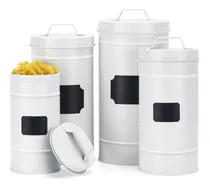Comprar Kazozobi Juego De 4 Botes De Cocina Hermeticos Para Encimera