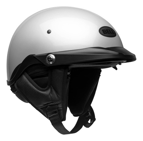 Casco Pit Boss (blanco Perlado Brillante, Grande)