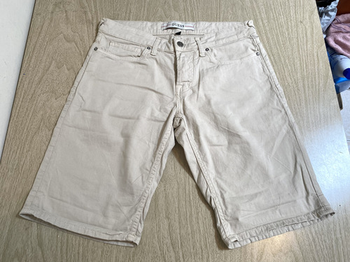 Bermuda Beige Guess Hombre Talla 30mx Mod.m2gd01wehy3