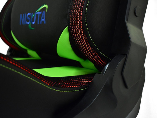 Imagen 7 de 7 de Silla Gamer Alta Gama Reforzada Metalica Leds Rgb Nisuta
