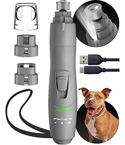 Molinillo De Uñas Para Perros Con Luz Led Recargable