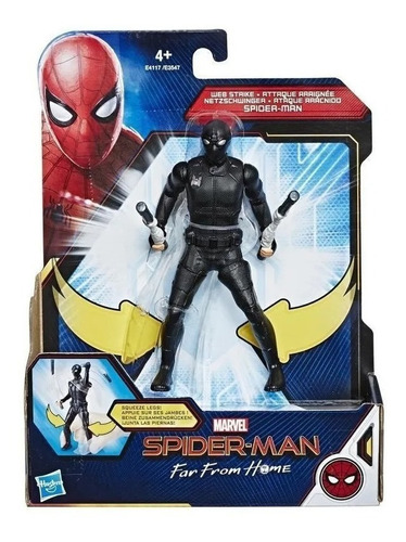 Marvel  Spiderman: Lejos De Casa Con Accesorios Traje Negro