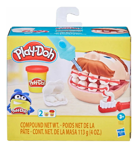 Mini Dentista Play Doh Con 2 Masillas Dentista