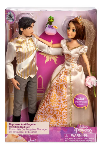Rapunzel Eugene Tangled Wedding Doll Princesas Disney