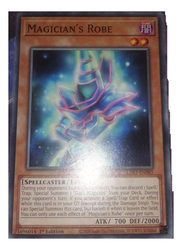 Magician's Robe Yu-gi-oh! Original Konami