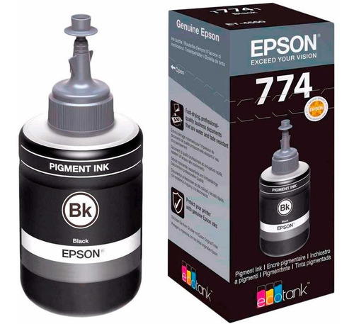 Tinta Epson T774 Ecotank Tinta Continua M200 M105 M100 N /vc