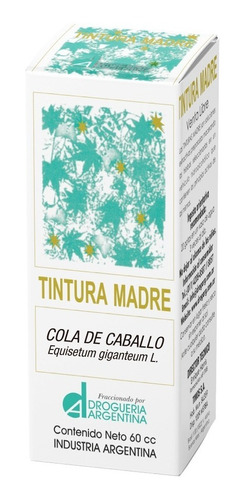 Imagen 1 de 4 de Tintura Madre Cola De Caballo X 60 Cc Drogueria Argentina