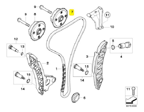 Engrane Arbol Levas Admision Mini S Clubman Motor N14 2006