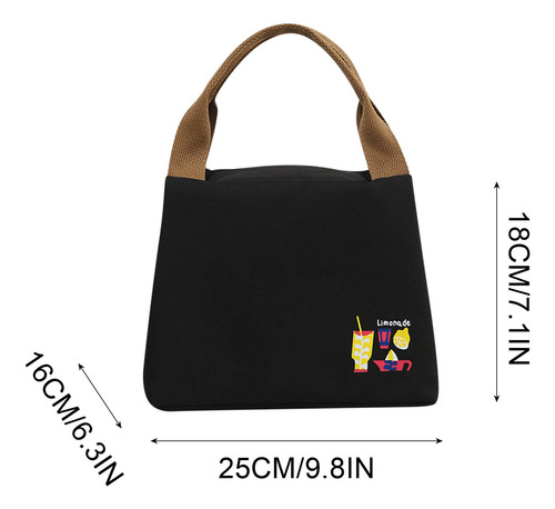 Bolsa De Comida De Tela Para Picnic Al Aire Libre, Bolsa De Almuerzo Portátil Bento