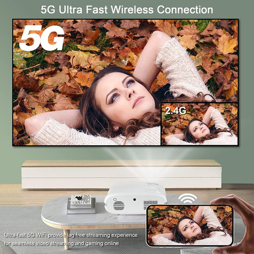 Proyector Con 5g Wifi Y Bluetooth Jifar 560 Ansi L Nativo 10