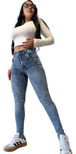 Jean Las Locas Chupin Original Levanta Cola Super Elastizado