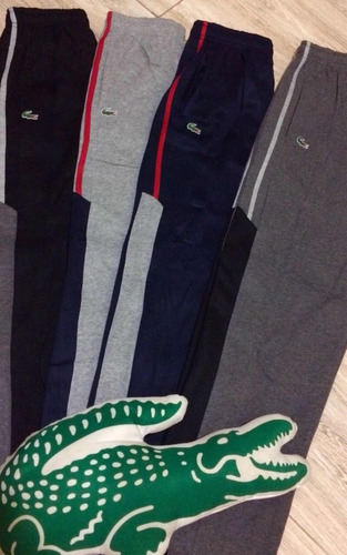 calça de moletom da lacoste