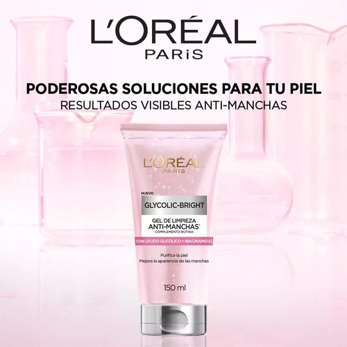Kit Anti-manchas L'oréal Paris Glycolic Gel + Crema Noche
