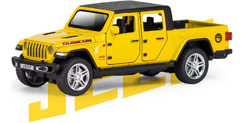 Jeep Wrangler Rubicon Pickup Edition En Miniatura Para Coche