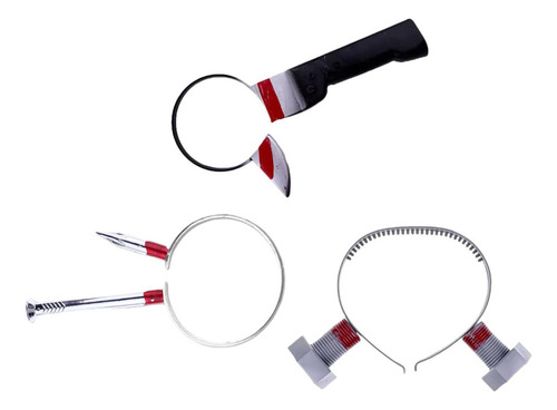 / Diadema De Terror De Halloween, Tornillo De Clavo De