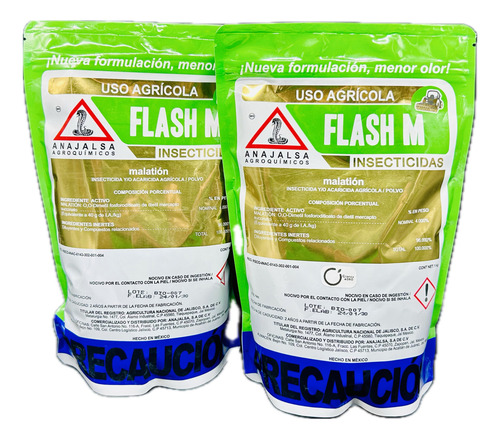 Flash M Insecticida Acaricida Malation  2 Kg 