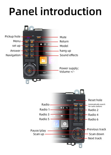 Reproductor Estéreo De Radio De Coche Android De 7 Pulgadas