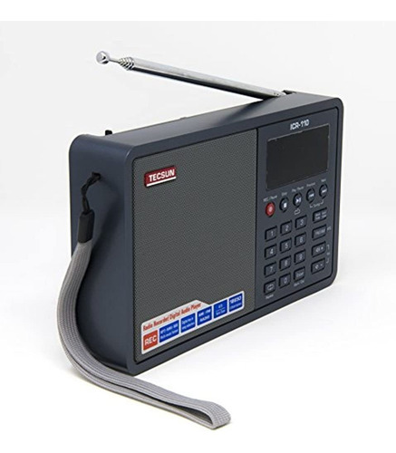 Imagen 2 de 7 de Tecsun Icr 110 4 En 1 Am Fm Radio + Mp3 + Graba