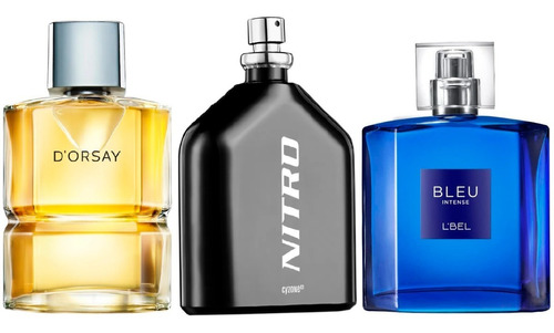 Lociones: Dorsay, Nitro Y Bleu Intense - mL a $190