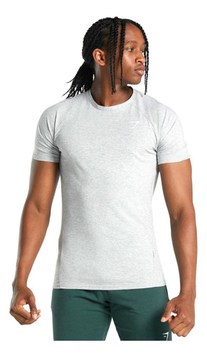 Polera Gymshark Critical 2.0 Light Grey