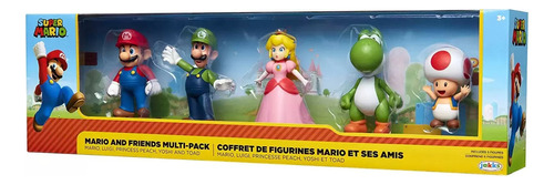 Muñeco Super Mario Y Amigos Set X5 Figuras 7cm 40504