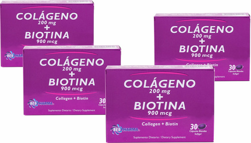 Colágeno Hidrolizado Biotina X4 - Unidad a $21600