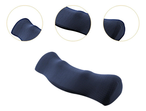 Almohada Ortopédica Para Aliviar El Azul Oscuro 46cmx17cm