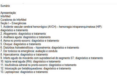 D&t Informed Medicina De Emergencia: D&t Informed Medicina De Emergencia, De Brandao Neto, Rodrigo Antonio. Editora Manole, Capa Mole, Edição 1 Em Português, 2023