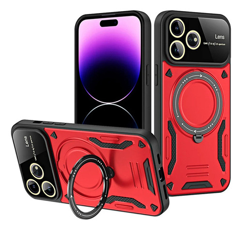Xc Funda Para Zte Blade V50 Design 50 Lite Axon Anillo+mica