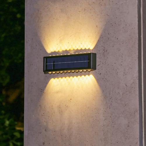 Time4buy 2pcs Lámparas 22led Luz Solar Para Jardín Focos,IP65 Impermeable Iluminación Exterior Para Jardín, Patio, Terraza, Inicio