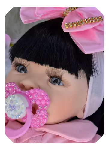 Boneca Tipo Reborn Bebê Realista Kit Recem Nascida Original