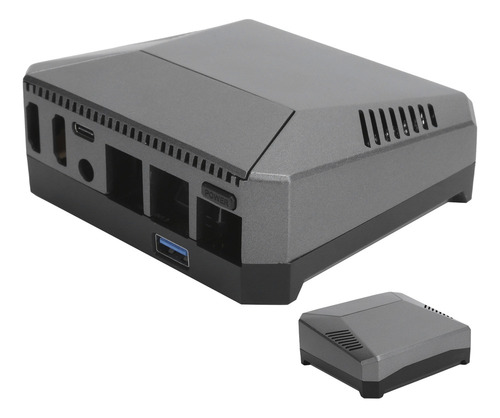 Caixa De Alumínio Para Ssd Argon One M.2 Para Raspberry Pi