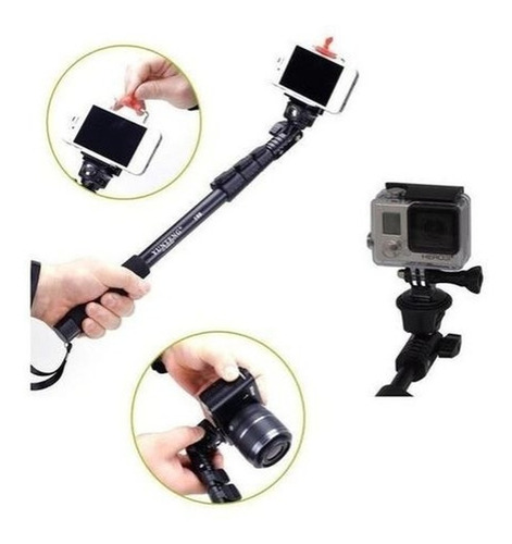 Bastão Para Selfie Profissional Monopod Yt-188 1,23m