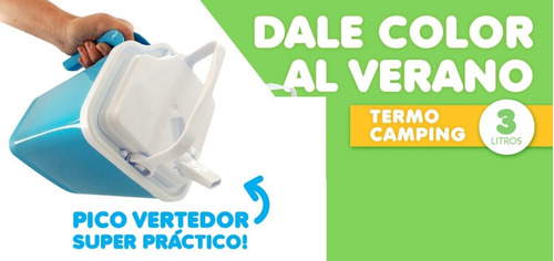 Termo Camping 3 Litros Con Pico Vertedor Deses Plast