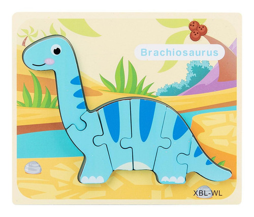 2 Rompecabezas De Dinosaurios De Escritorio Para Niños